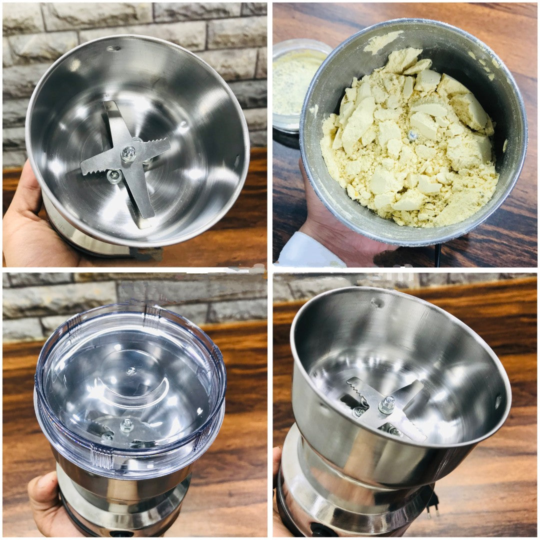 RAF Mini Multifunctional Grinder – Compact 20000 RPM Coffee, Nut & Spice Grinder with Stainless Steel Bowl & 100% Copper Motor