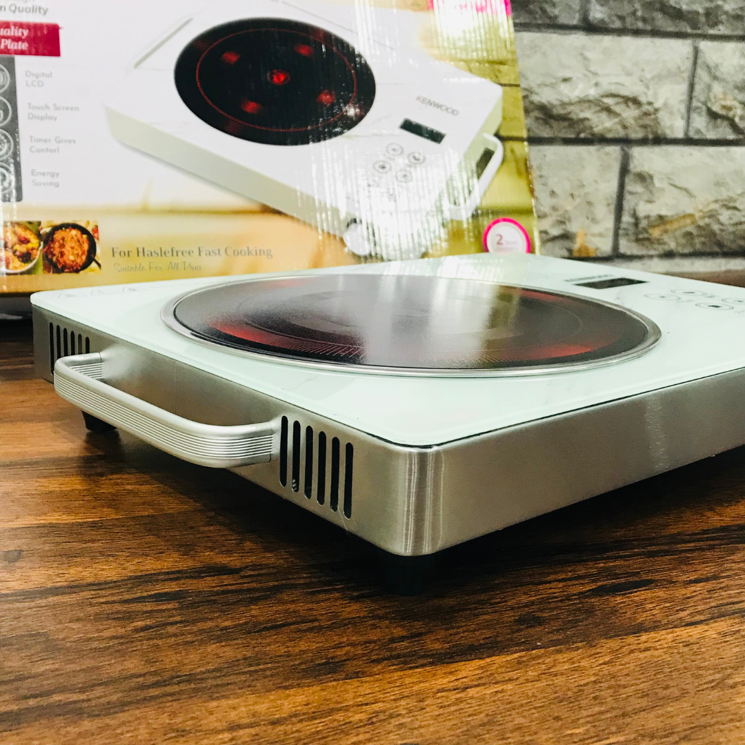 Kenwood Electric Infrared Stove – 2200W Ceramic Hot Plate with LED Display, Touch Control & 35 Heating Modes | 6-in-1 Cooking Functions for High-Efficiency Heating & Stylish Kitchen Use