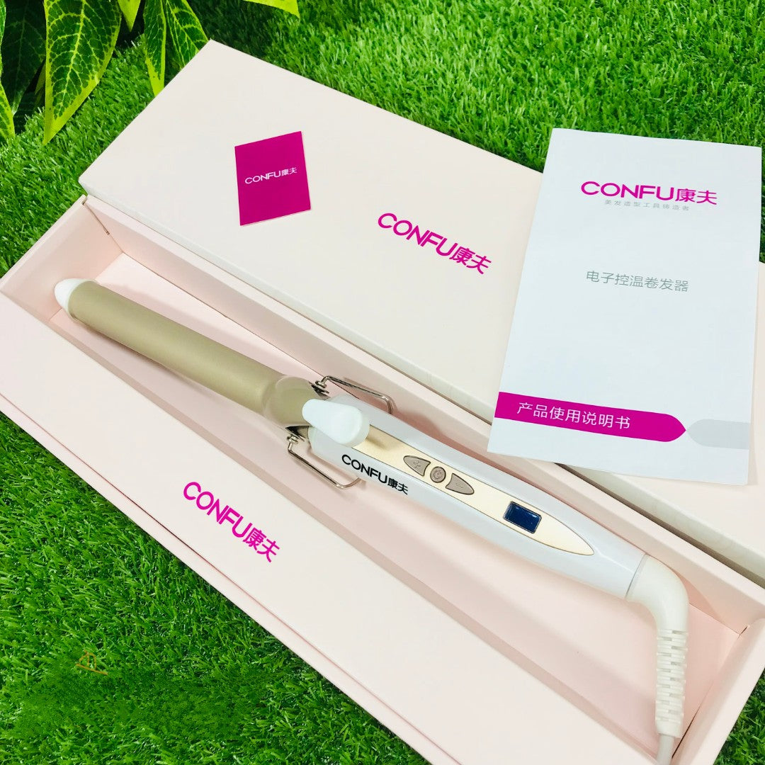 2-in-1 CONFU Hair Straightener & Curler – Professional Flat Iron & Curling Wand for Effortless Styling, Sleek Straight Hair & Voluminous Curls | Salon-Quality Results at Home