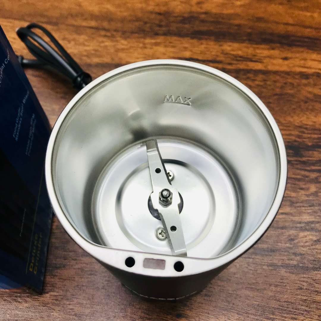 Panasonic Multifunctional Grinder – 150g Stainless Steel Bowl with Double Blades for Coffee, Spices & Nuts | Powerful Motor & Easy Clean Design for Everyday Use