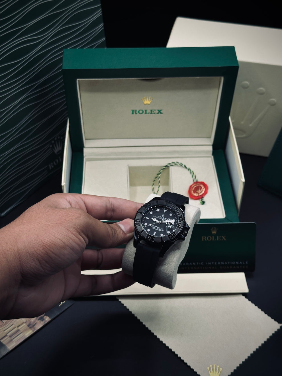 Rolex Yacht-Master Silicone Straps – Heavy-Weight, Comfortable & Durable with Dual Master Lock | Available in Silver, Black & Copper
