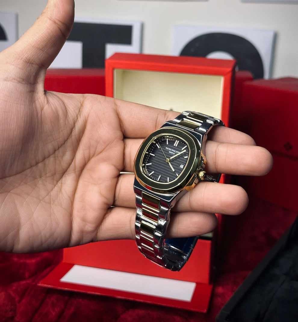 Patek Philippe Shine – Premium Heavy Chain Watch with Luxurious Shine & VIP Feel