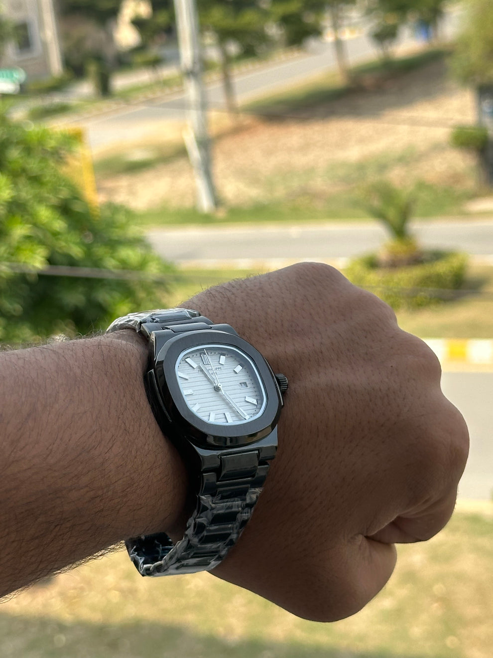 Black Patek Philippe Watch – John Wick Style All Black Edition with Optional Luxury Gift Box