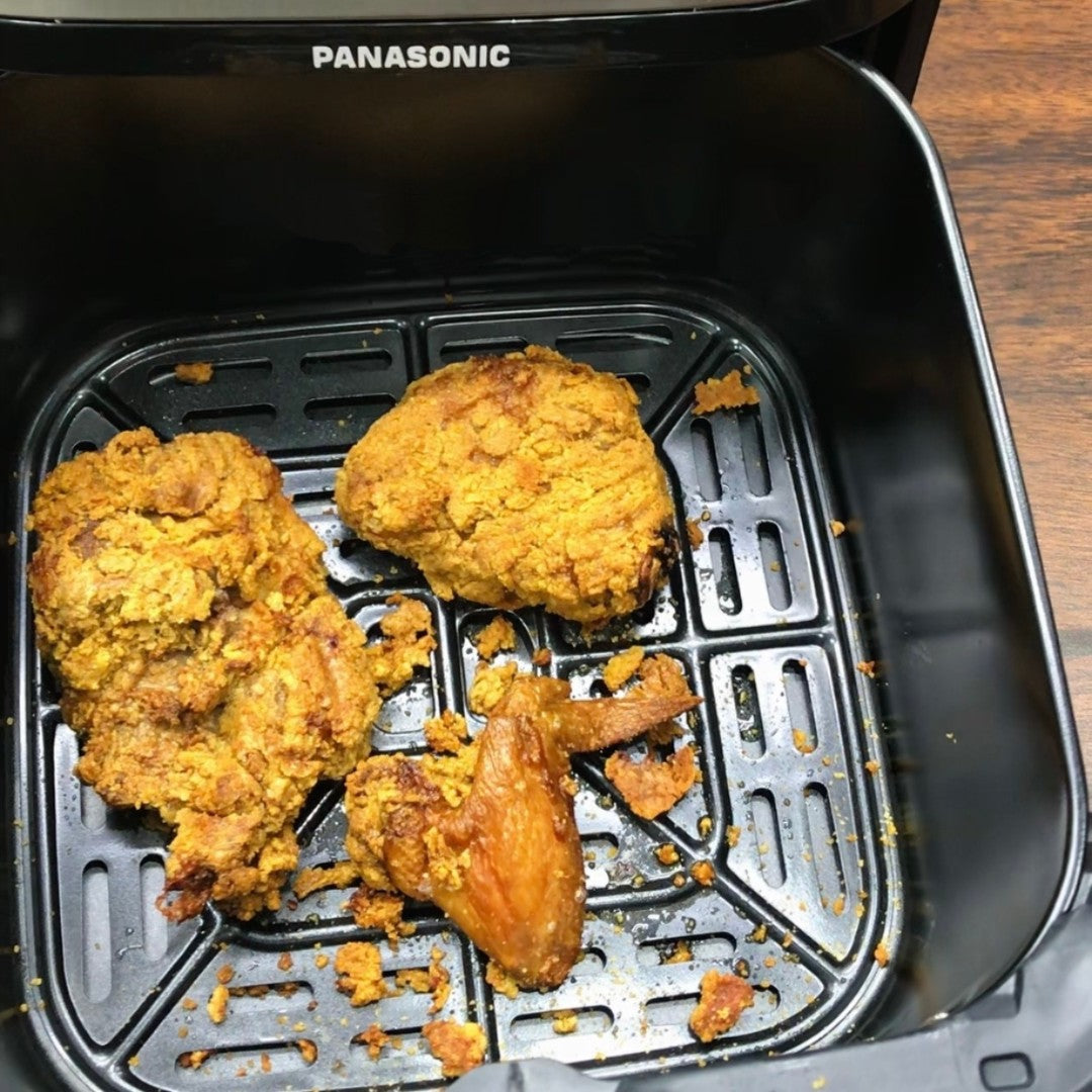 Panasonic MJ-2020 Air Fryer – 8L Digital Air Fryer with Touch Panel & 6 Cooking Presets | 1500W Oil-Free Frying, Baking & Grilling for Healthy Meals with 90% Less Fat