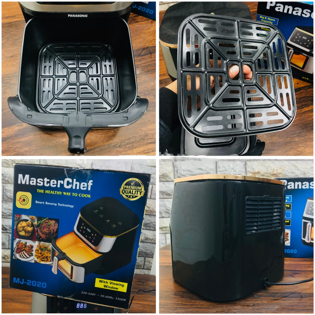 Panasonic MJ-2020 Air Fryer – 8L Digital Air Fryer with Touch Panel & 6 Cooking Presets | 1500W Oil-Free Frying, Baking & Grilling for Healthy Meals with 90% Less Fat