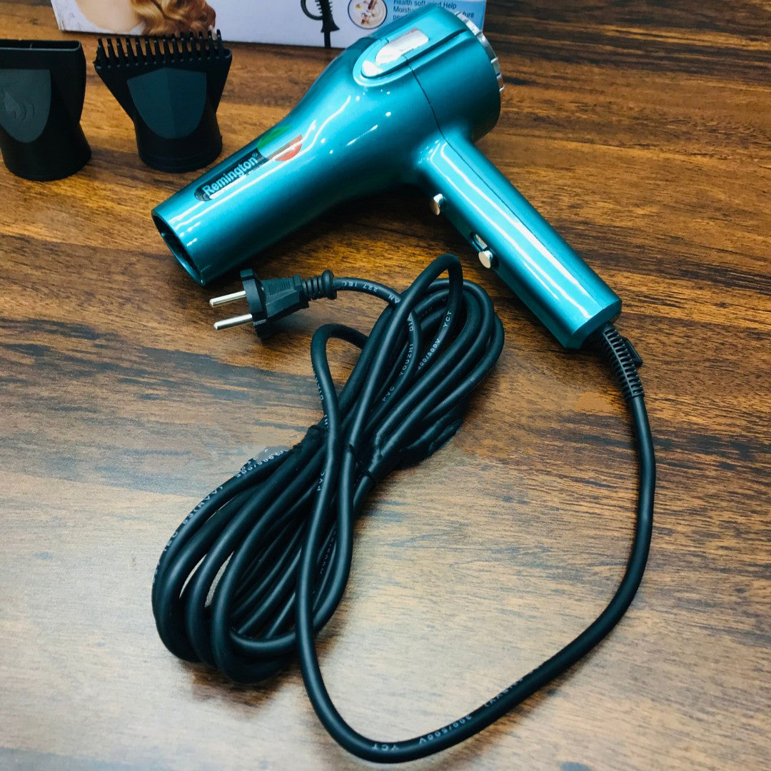 Remington RE-3000 Hair Dryer – 2500W Professional Blow Dryer with Ionic & Ceramic Technology, 2 Speed & 3 Heat Settings, Dual Nozzles, Cool Shot for Frizz-Free, Salon-Quality Styling
