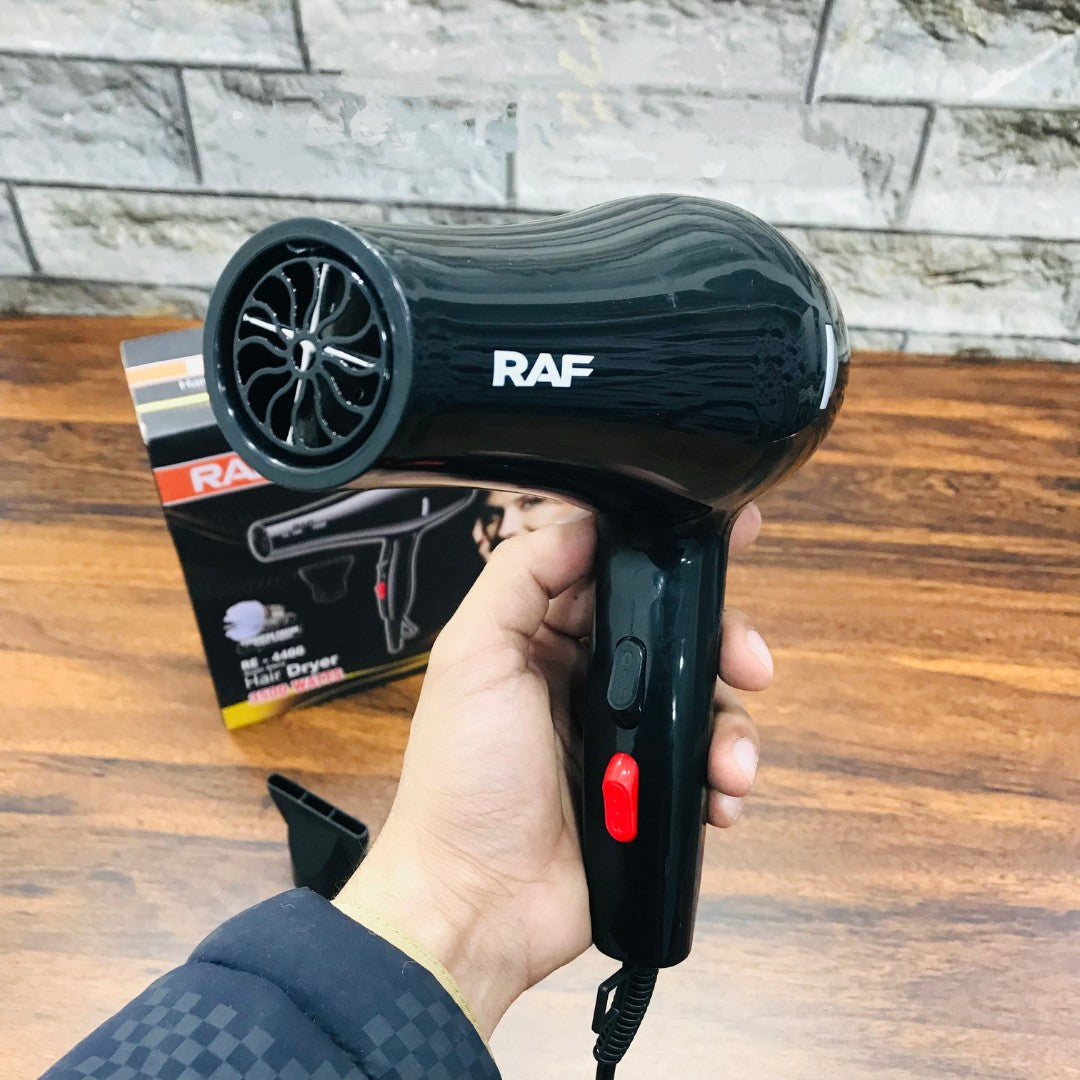 RAF Professional Hair Dryer – 3500W Powerful Motor with Ionic Technology & 2 Styling Nozzles | Salon-Quality Blow Dryer for Smooth, Frizz-Free Hair