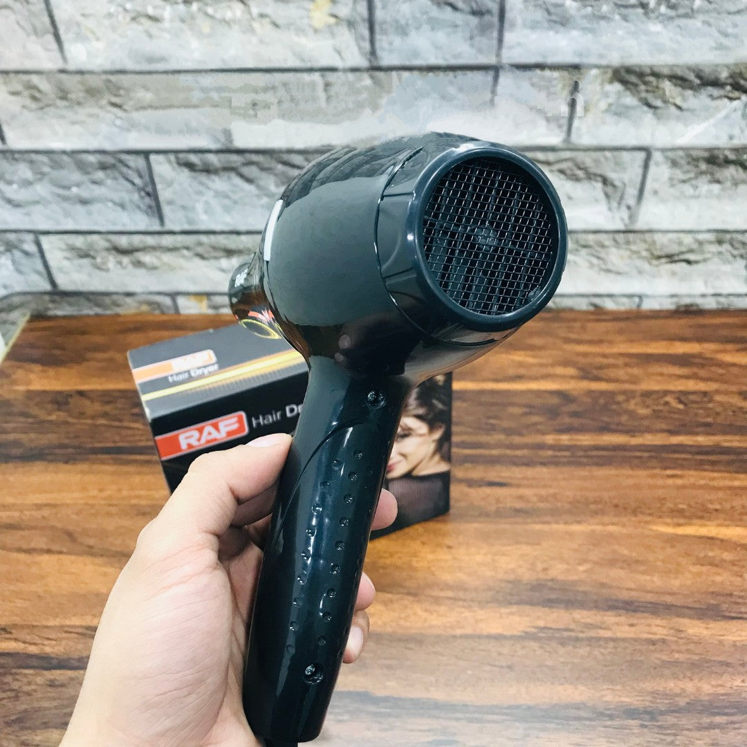 RAF Professional Hair Dryer – 3500W Powerful Motor with Ionic Technology & 2 Styling Nozzles | Salon-Quality Blow Dryer for Smooth, Frizz-Free Hair