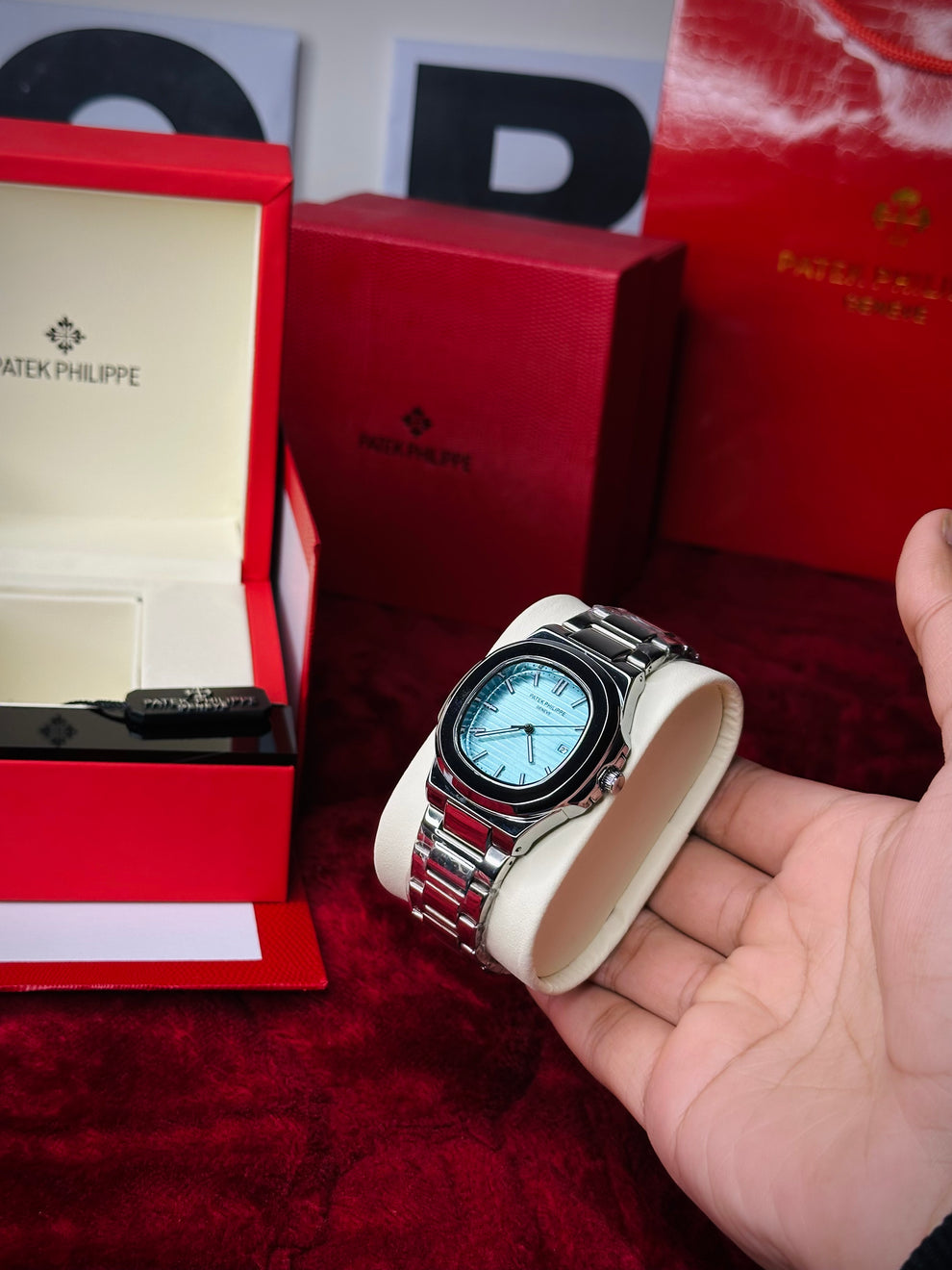 Patek Philippe Shine – Premium Heavy Chain Watch with Luxurious Shine & VIP Feel