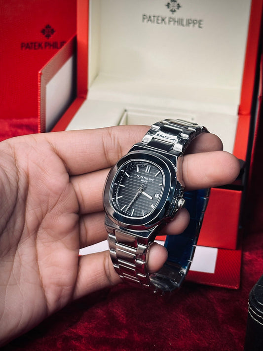 Patek Philippe Shine – Premium Heavy Chain Watch with Luxurious Shine & VIP Feel