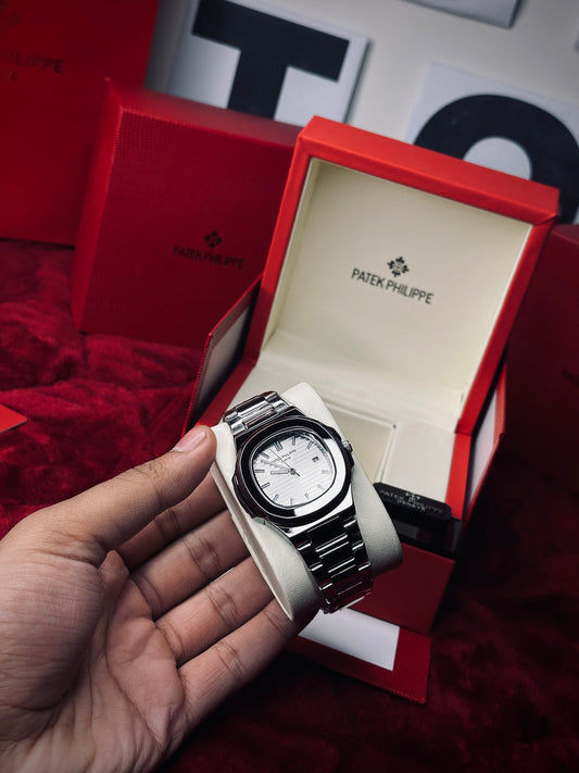 Patek Philippe Shine – Premium Heavy Chain Watch with Luxurious Shine & VIP Feel