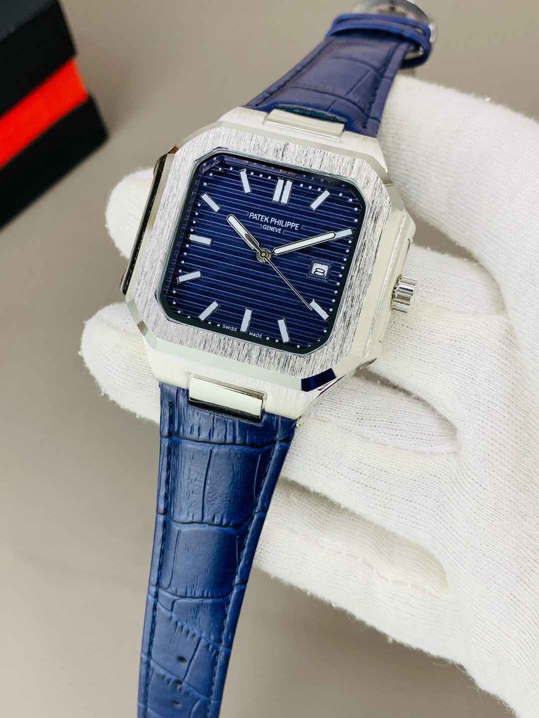 Pethak Philippe Geneve Luxury Watch – Stainless Steel Back, High-Quality Glass, Ultra-Durable Comfortable Leather Straps, Water Resistant